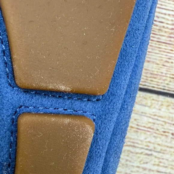 MICHAEL Michael Kors Blue Suede Flats - Picture 7 of 9